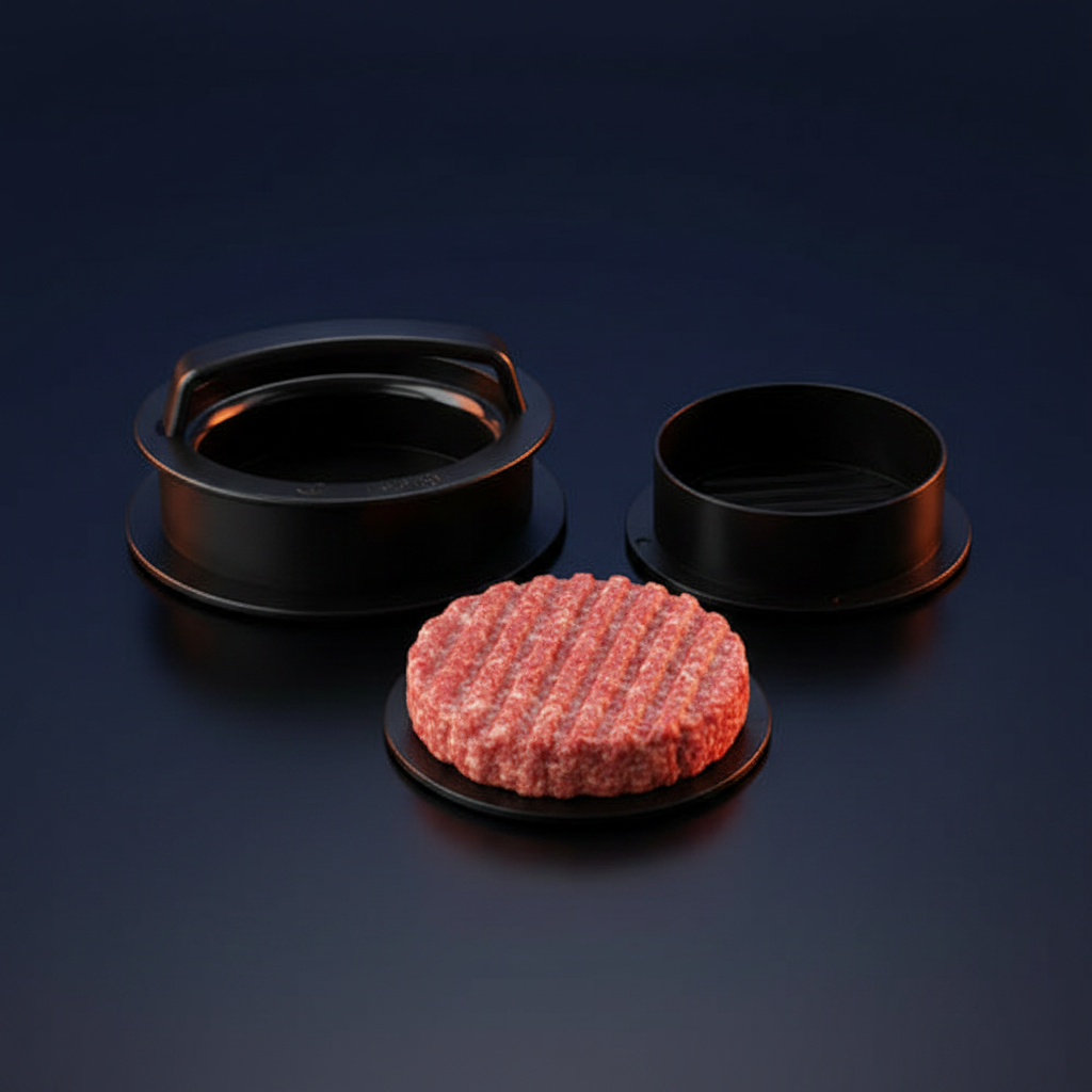 Round Hamburger Meat Press